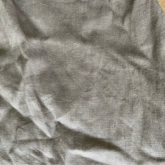 Lightweight Grey Beige 100% Linen Cardigan P16 - Picture 5 of 8